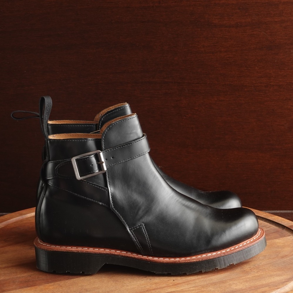 Dr. Martens Boots‎ Unisex SZ M9 W10 Black Kenton Leather Ankle Casual Moto Biker